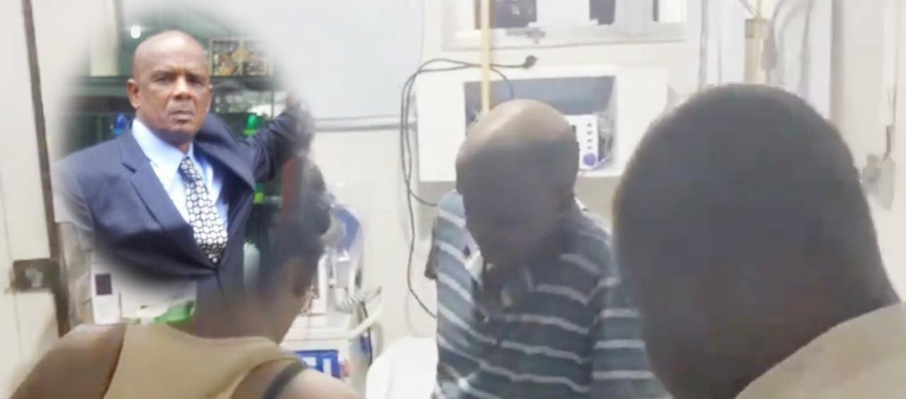 Curi fue llevado a un hospital para evaluar su estado.