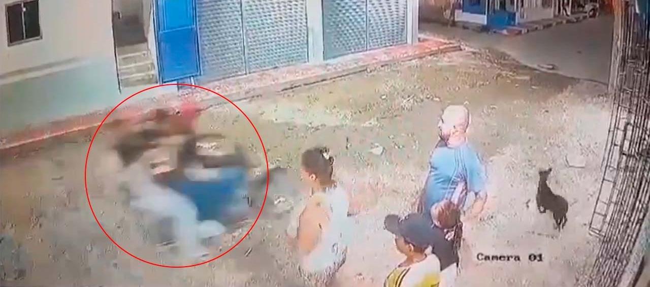 Momento del homicidio.