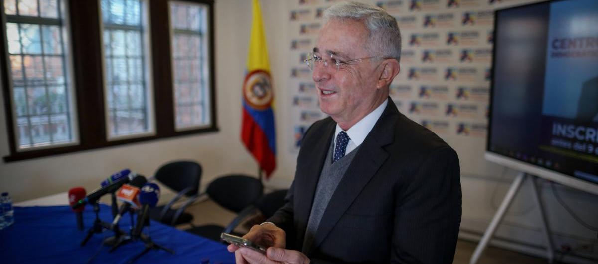 El expresidente de la República, Álvaro Uribe Vélez.