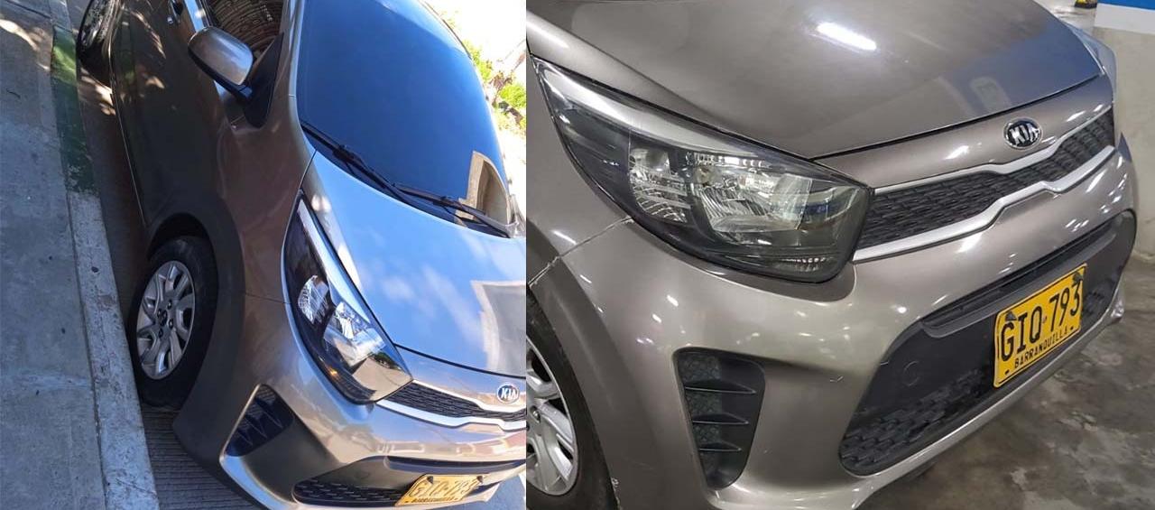 Vehículo hurtado en el Malecón del Río.