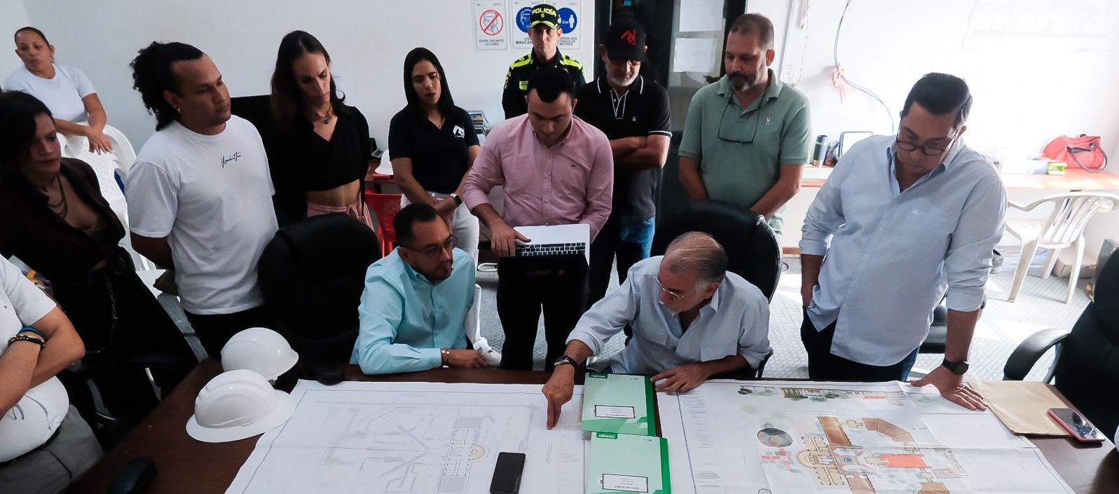 El gobernador Verano presidió el comité de seguimiento a las obras de restauración de Bellas Artes