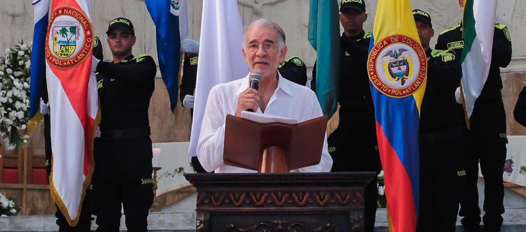 El Gobernador del Atlántico, Eduardo Verano.