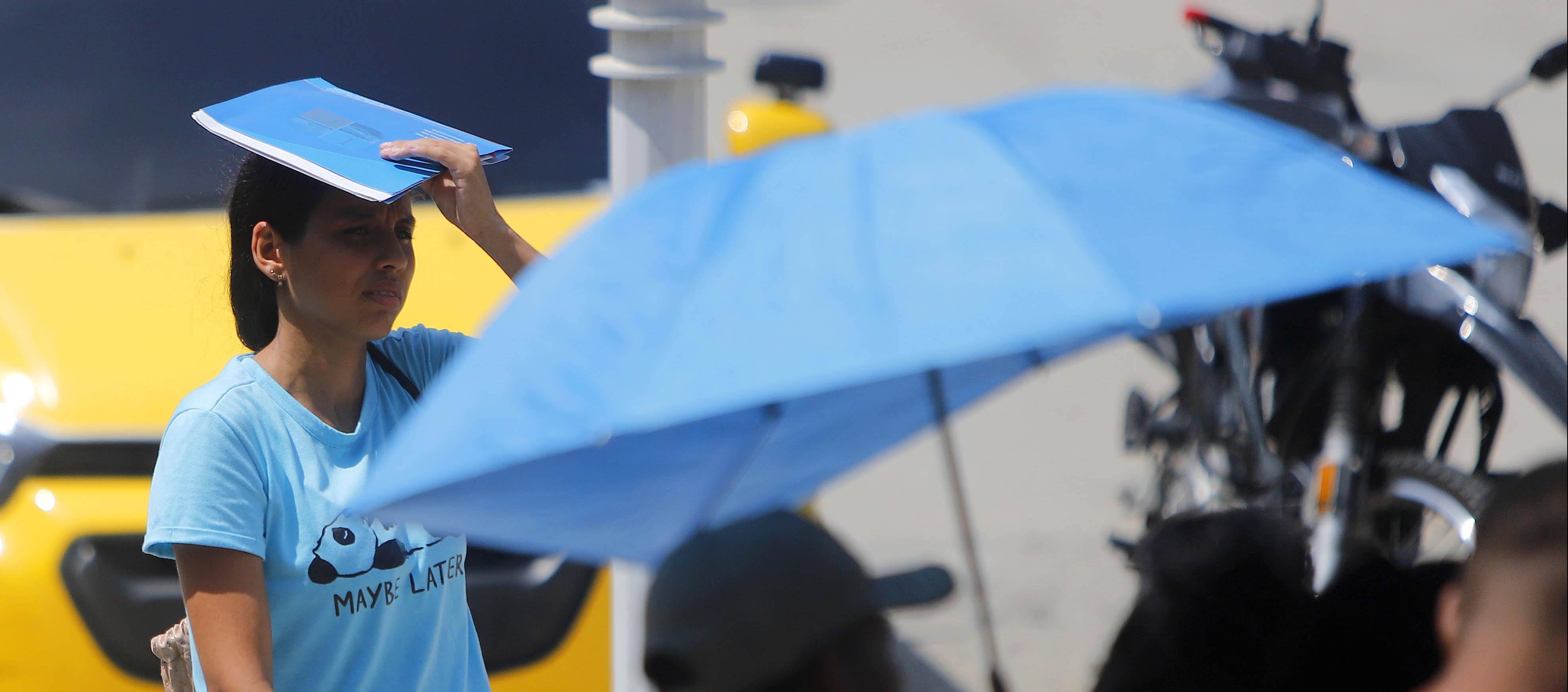 Puede haber un aumento en la temperatura. 