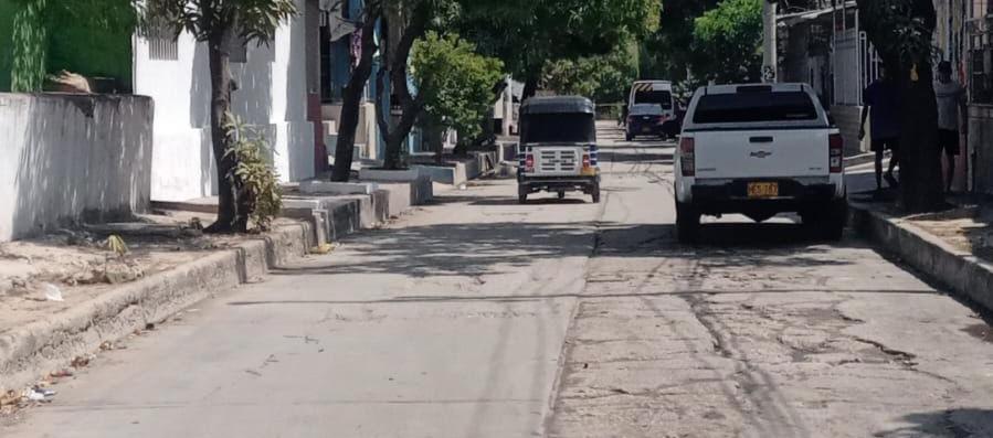 La calle 38 con carrera 13, barrio Bonanza. lugar de los hechos