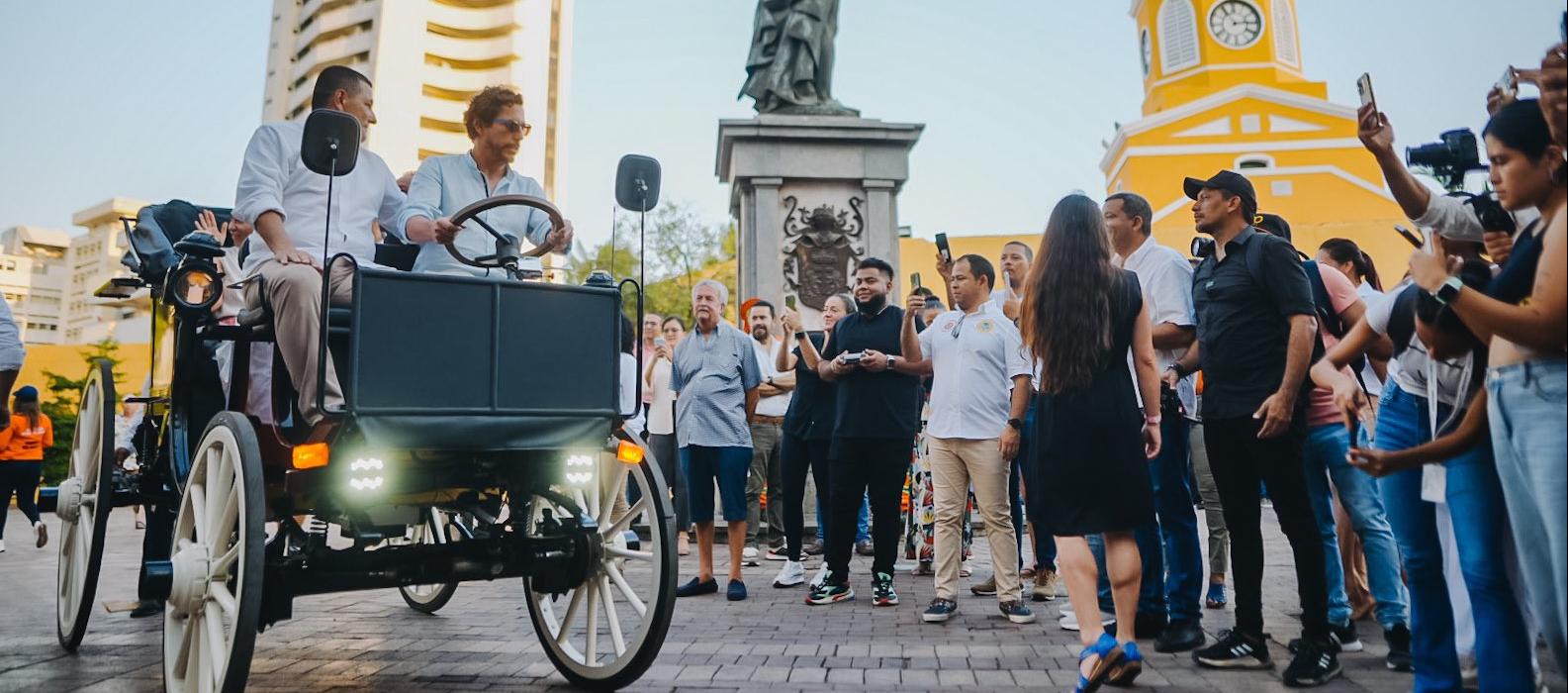 La presentación se cumplió en la Plaza de los Coches de Cartagena