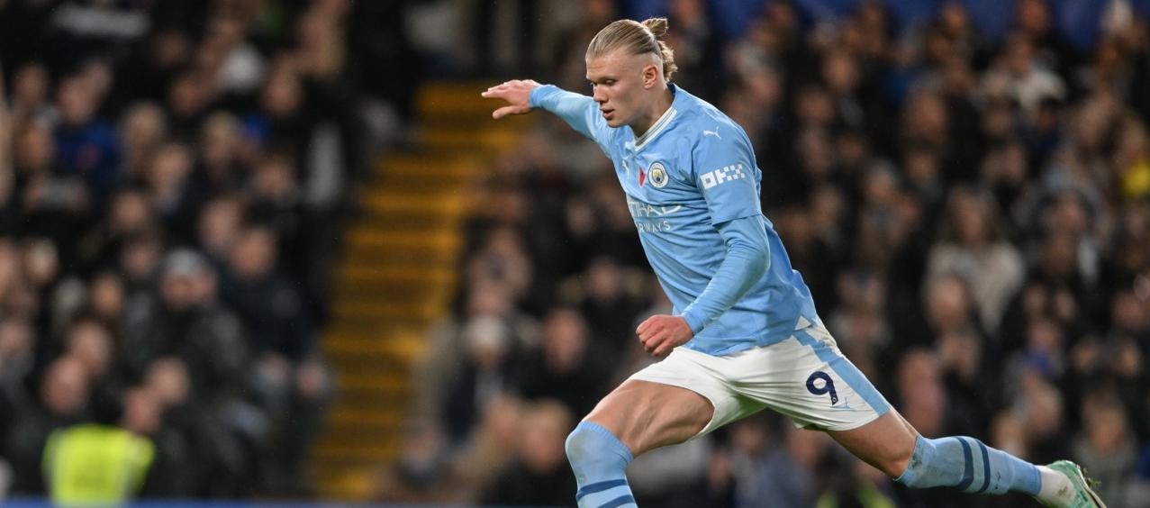 Erling Haaland, atacante noruego del Manchester City.