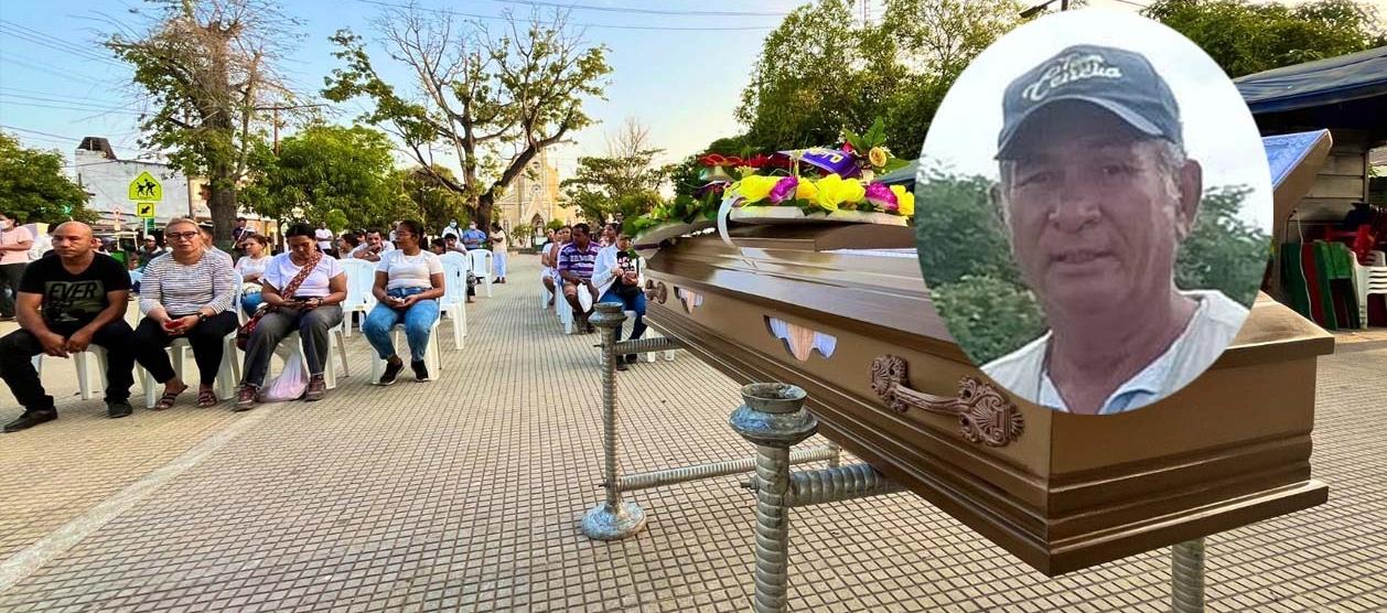 Hernando Cuello fue velado en la Plaza Principal de Majagual, Sucre