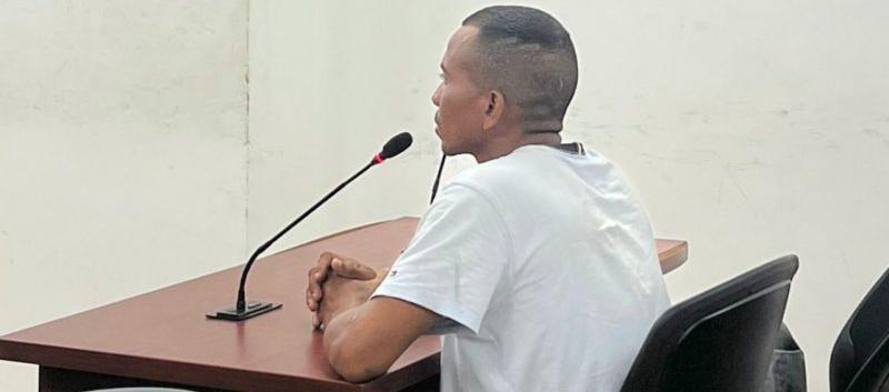 Raúl Alberto Malambo Hernández, alias ‘Raulito’, en una de las audiencias por doble homicidio