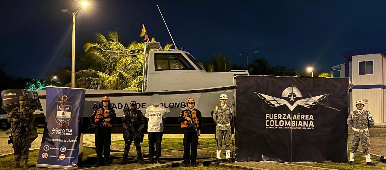 Alias 'Volanta' se entregó en la Estación de Guardacostas de San Andrés Isla