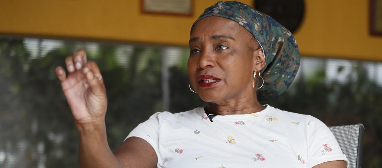 María Isabel Urrutia, exministra del Deporte en el gobierno de Gustavo Petro. 