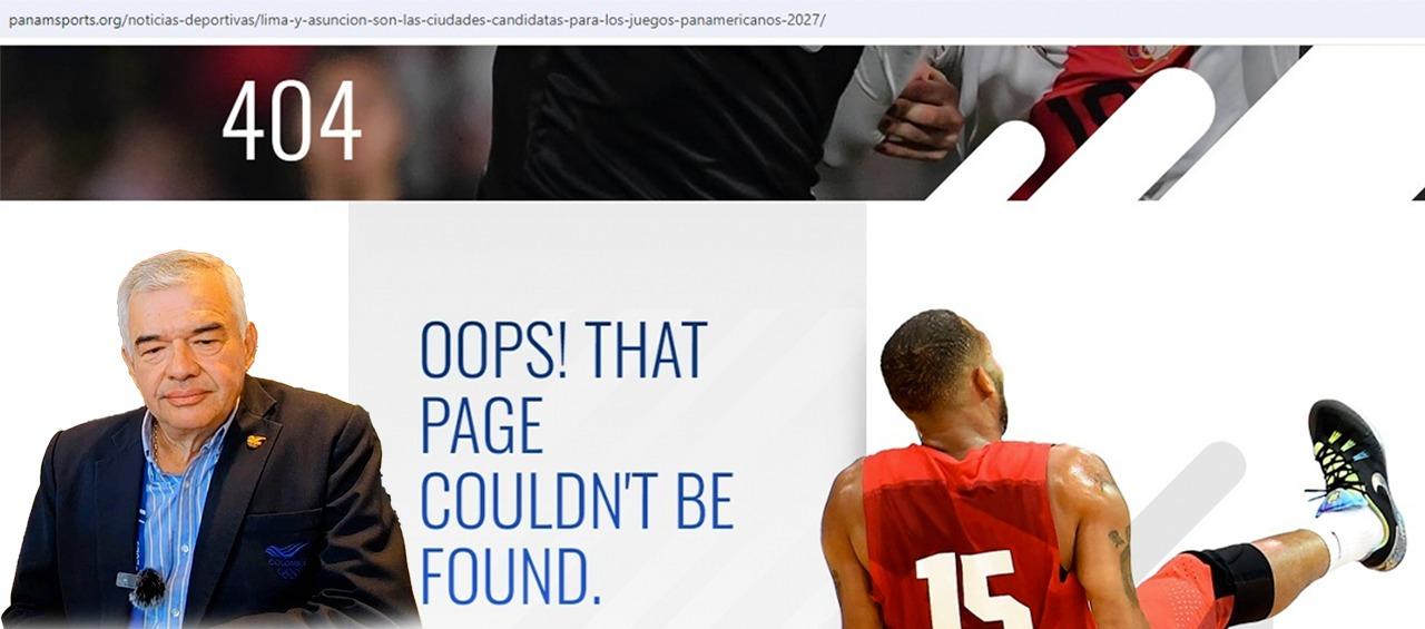 El anuncio de Panam Sports causó revuelo y luego apareció en blanco