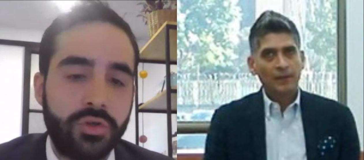 Abogado Miguel Diez Rugeles y el Fiscal Mario Burgos.