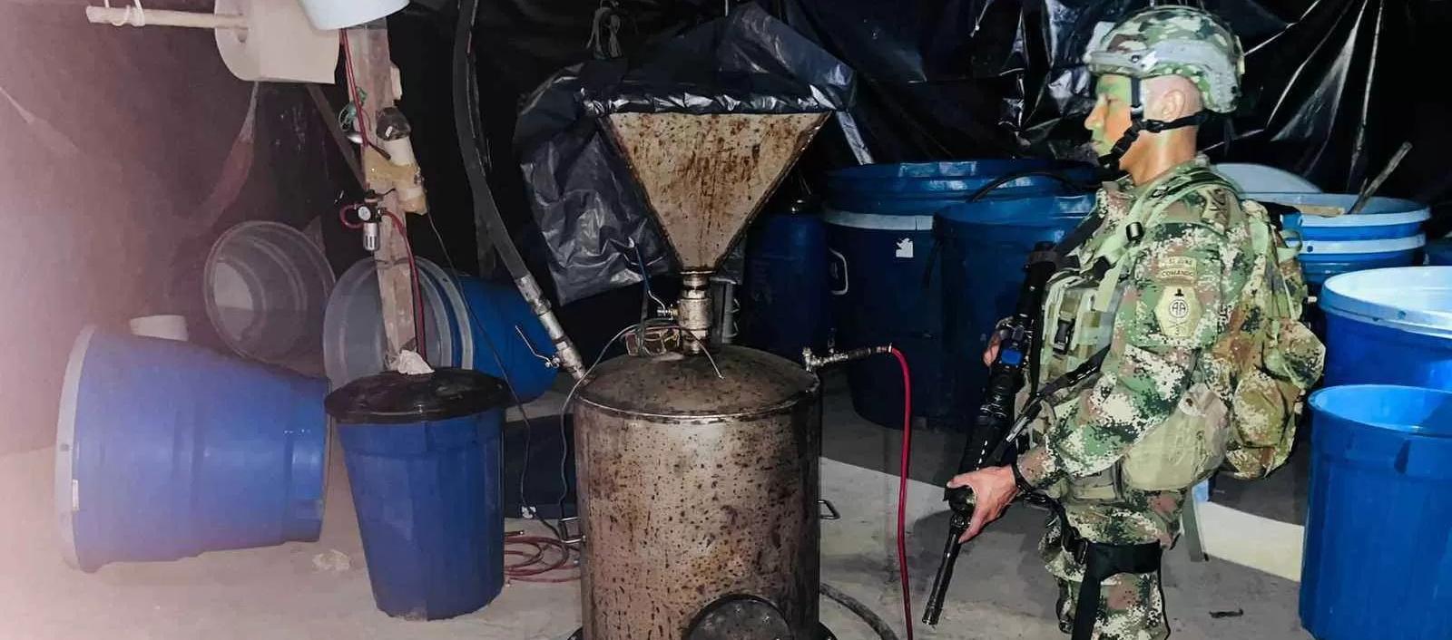 El laboratorio estaba ubicado en Jamundí.