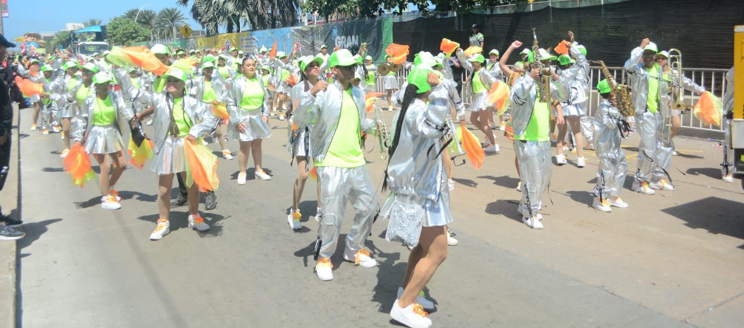La Banda de Baranoa en el Cumbiódromo de la Vía 40.