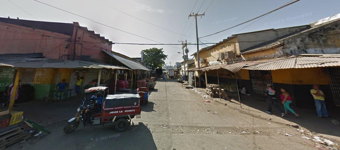 Sector donde se registró el homicidio. 