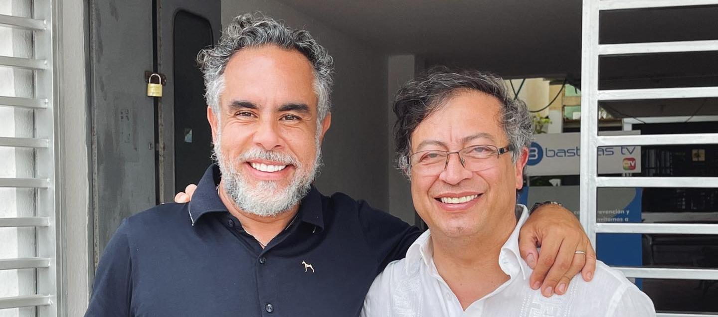 Armando Benedetti y Gustavo Petro.
