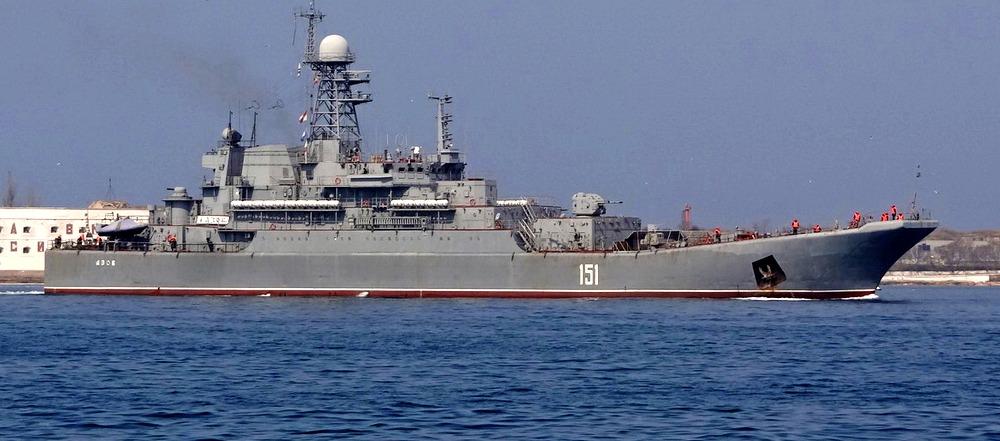 Buque de asalto anfibio del Ejército ruso.