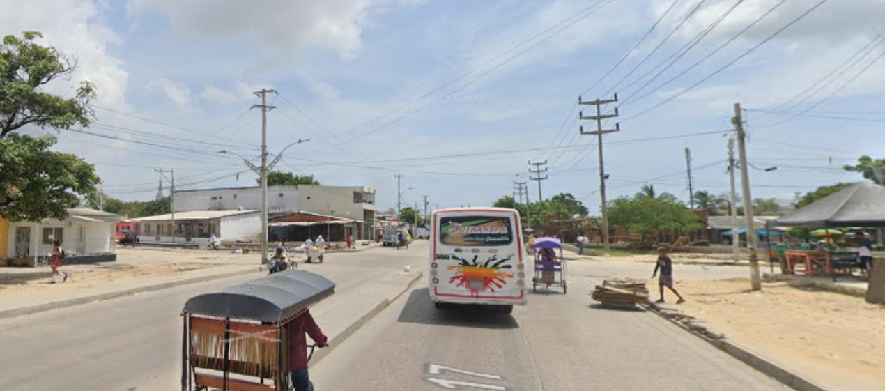 Calle 17 con carrera 35, donde fue asesinado el hombre en Rebolo. 