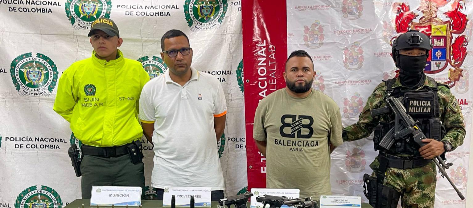 Capturados en flagrancia.