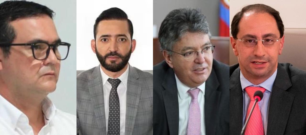 Héctor Carbonell, de CCI, Contralor Carlos Zuluaga, y los exministros Mauricio Cárdenas y José Manuel Restrepo.