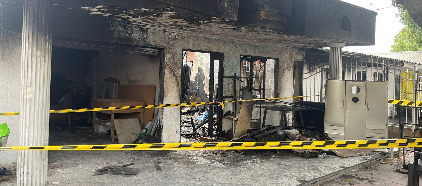 Casa donde ocurrió la tragedia.