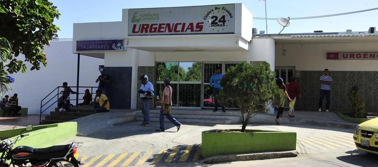 La víctima alcanzó a ser llevada a la Clínica Campbell de la calle 30. 