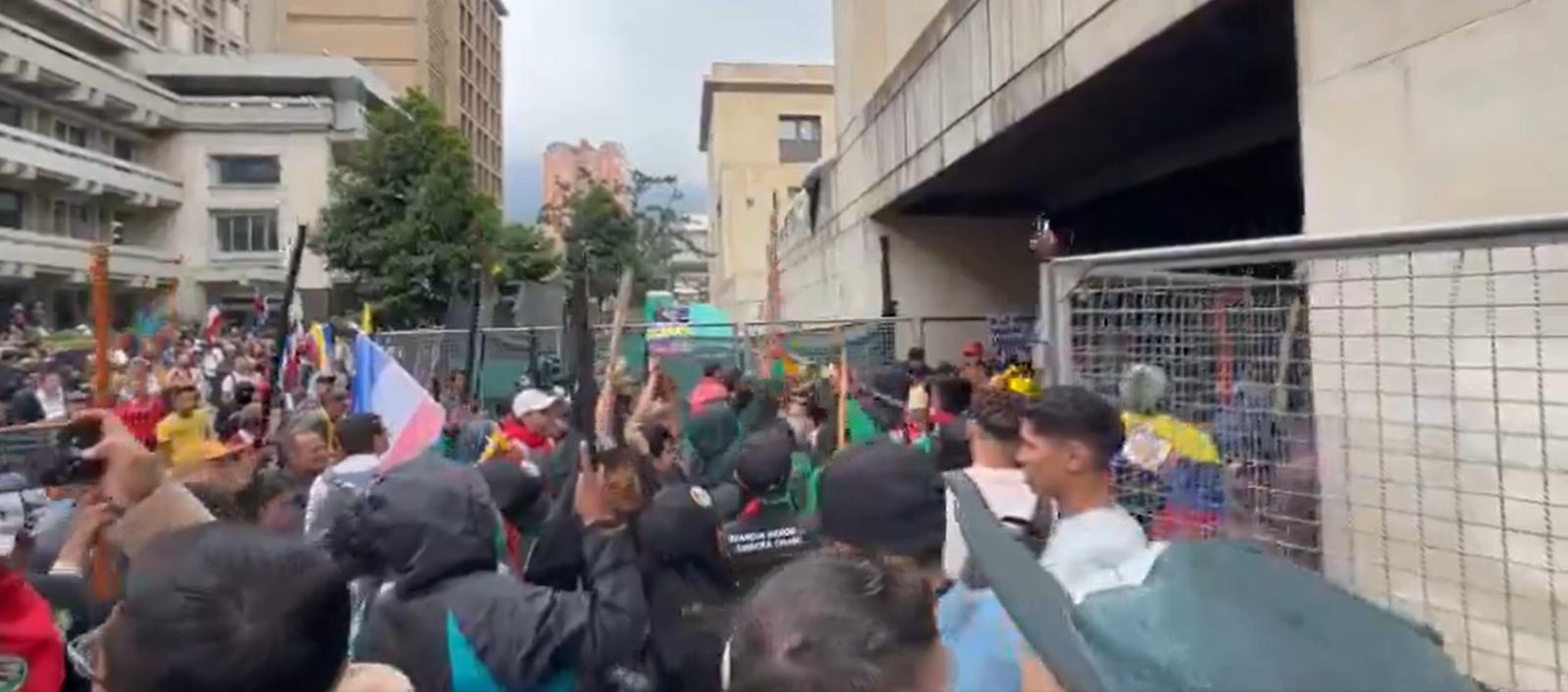 Imagen de la protesta.