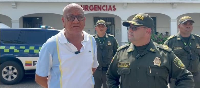 Autoridades tras el ataque a bala a guardián del Inpec. 