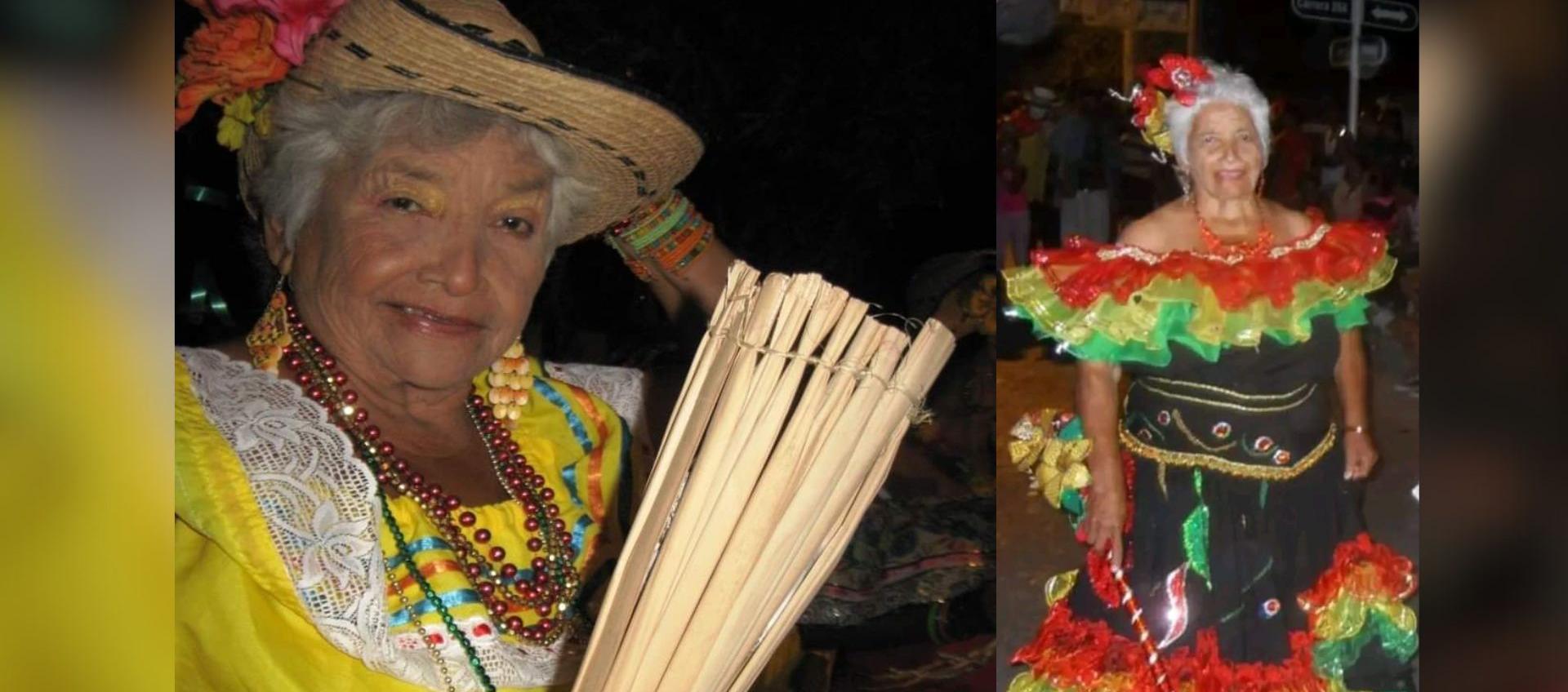 Dora Raquel Zarache Zambrano, directora de la comparsa ‘Estrellas del siglo XX’ .