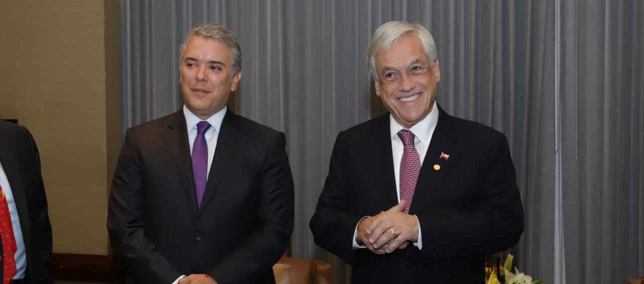 Iván Duque y Sebastián Piñera.