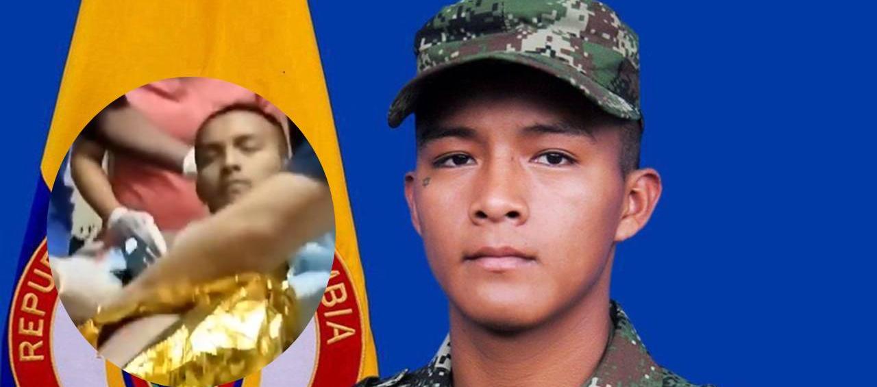 Alexander Orozco Zambrano resultó herido.