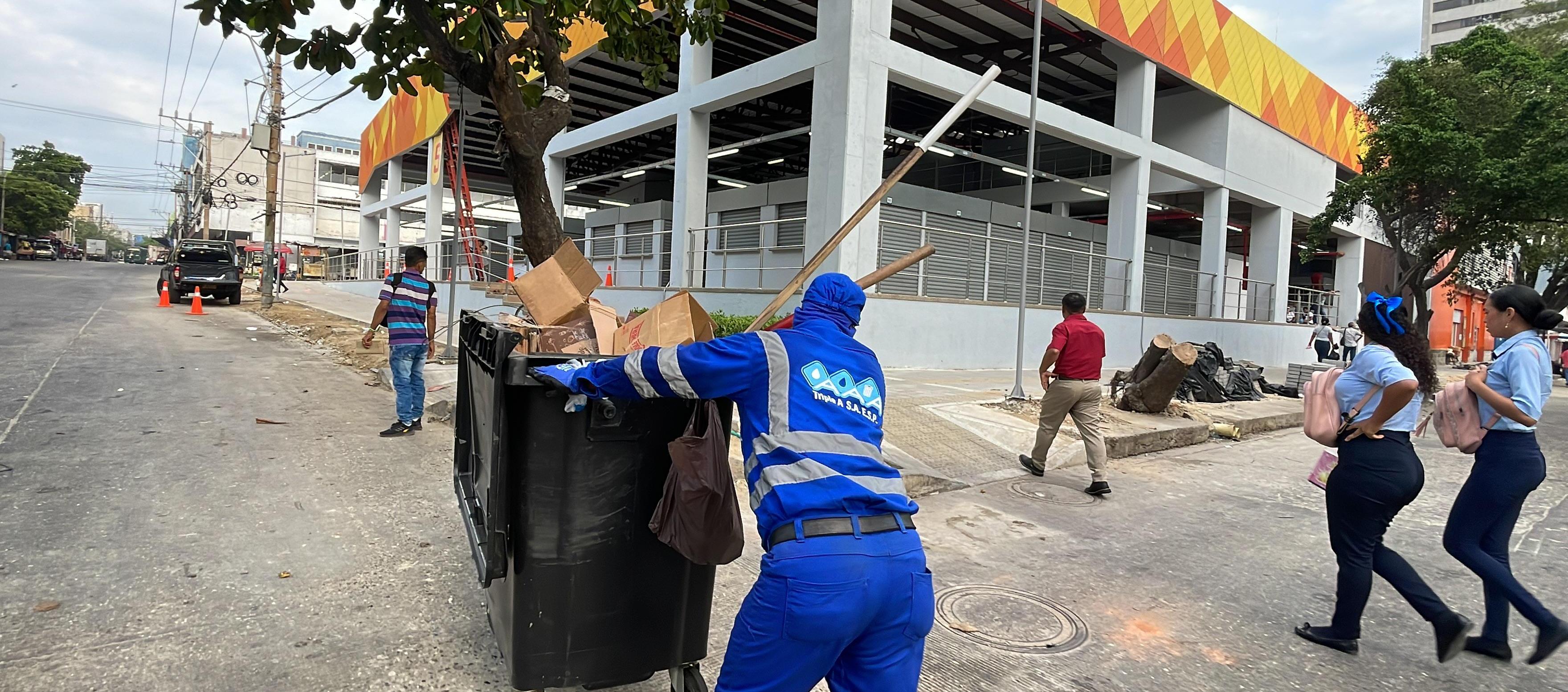 Se realizó una jornada de limpieza en la galería.