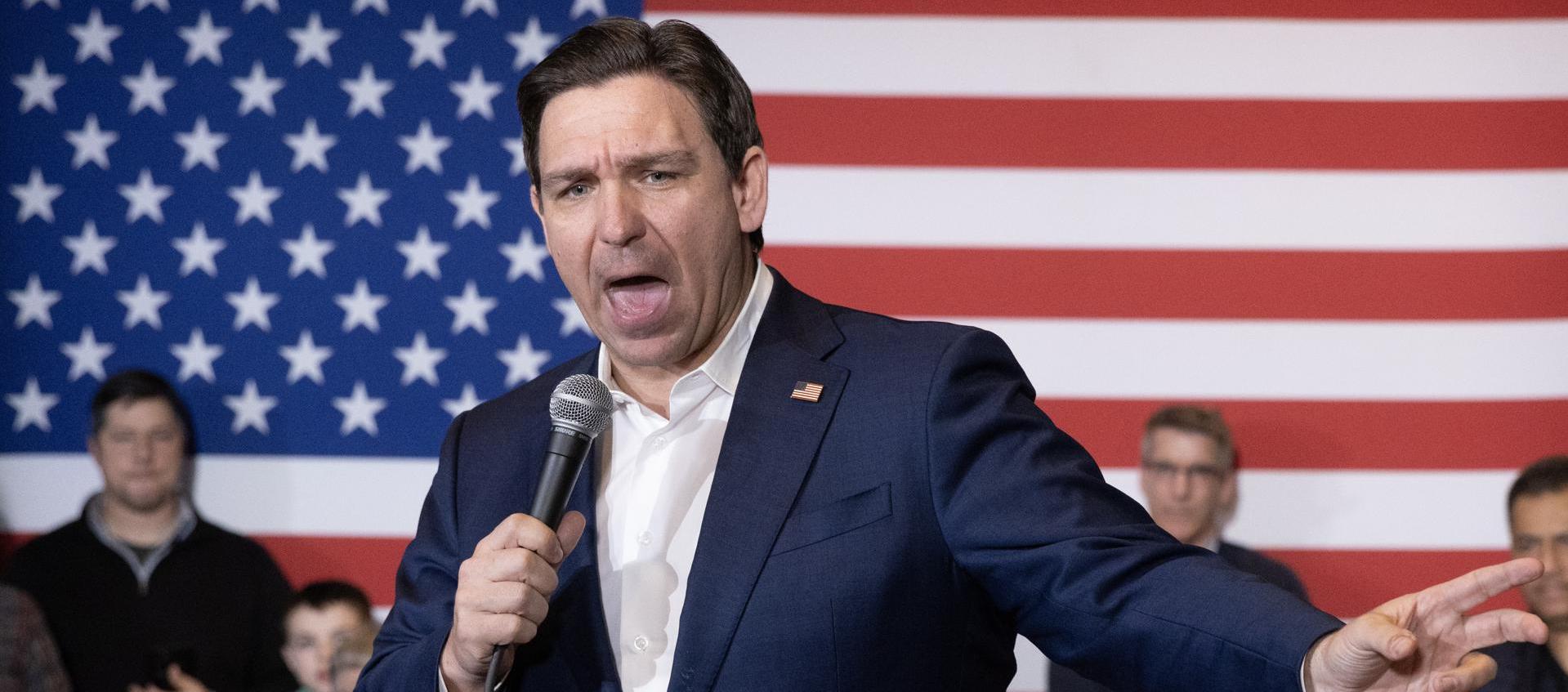 El gobernador de Florida, el republicano Ron DeSantis. 