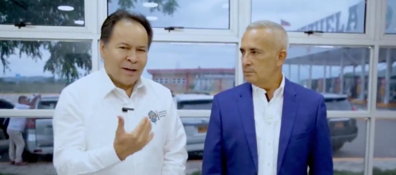 Gobernadores de Norte de Santander y del estado Tachira (Venezuela). 