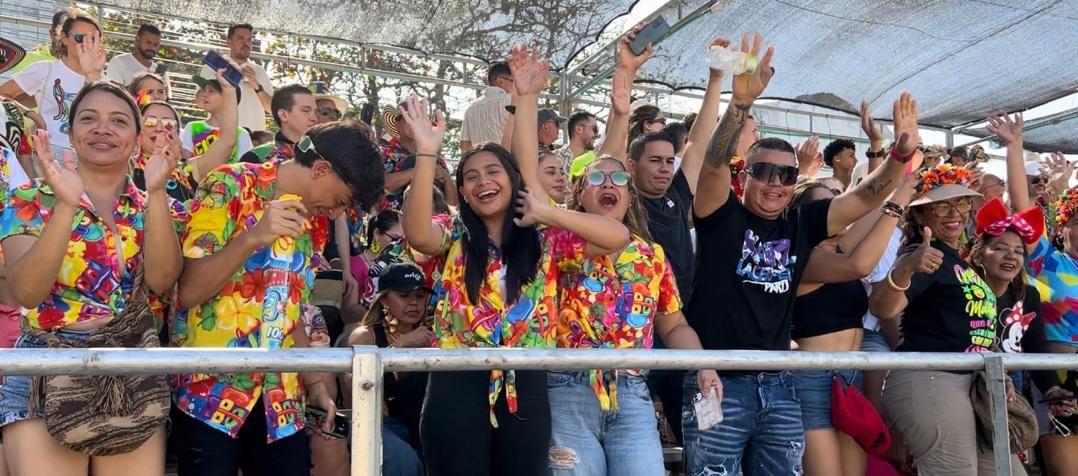 El público gozando en la Vía 40.