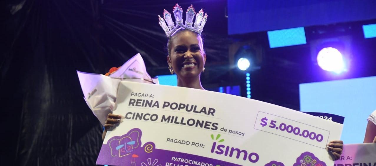 Hania Orozco fue la ganadora del Reinado Popular.