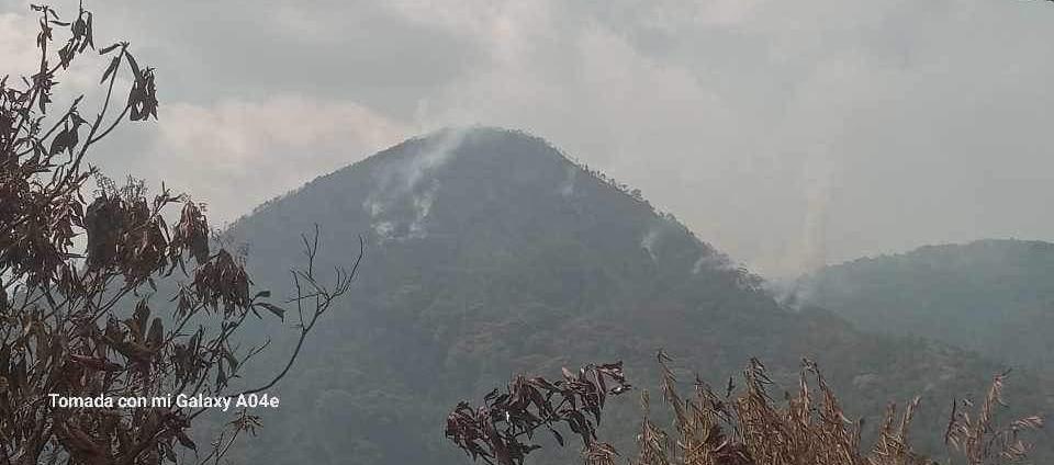 Incendios en la parte alta del río Fundación.
