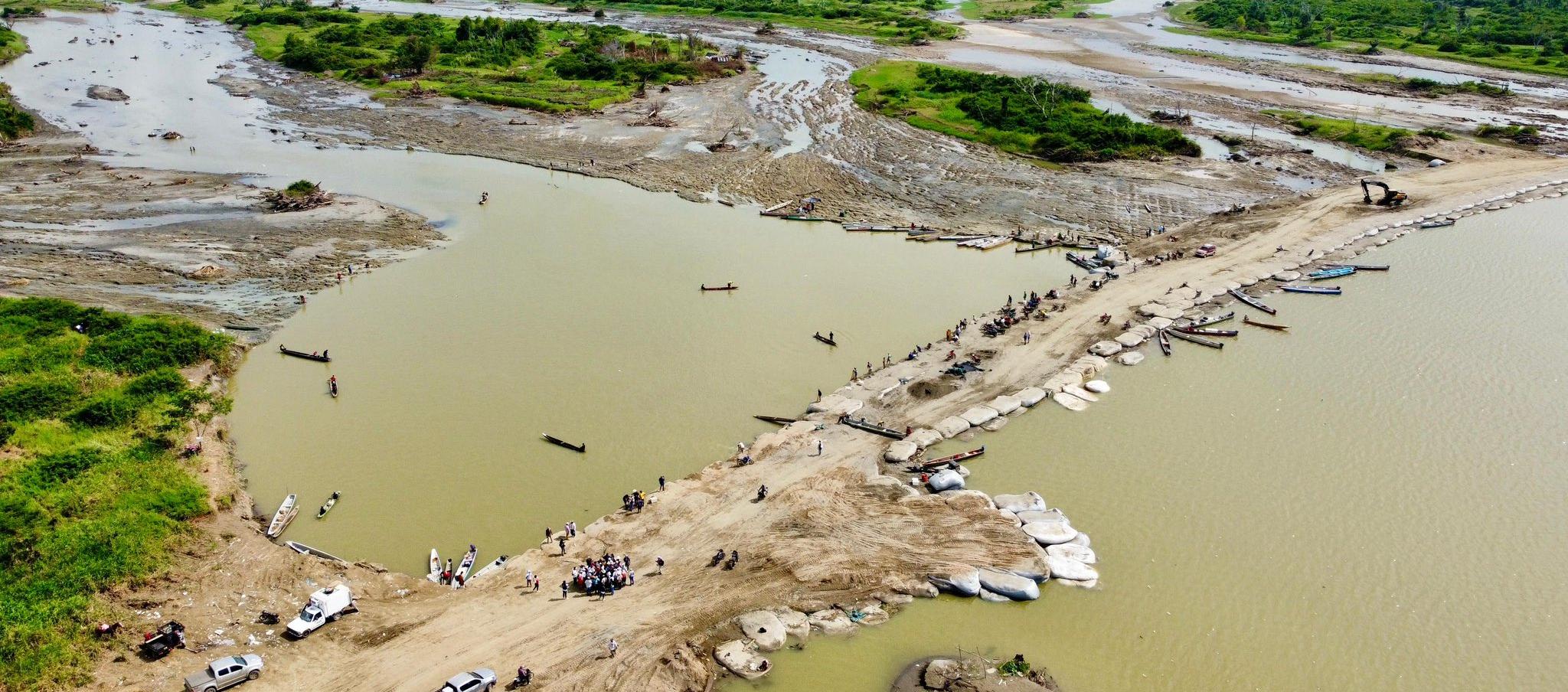 La Mojana tras el cierre de 'Caregato', el boquete que duró abierto 30 meses
