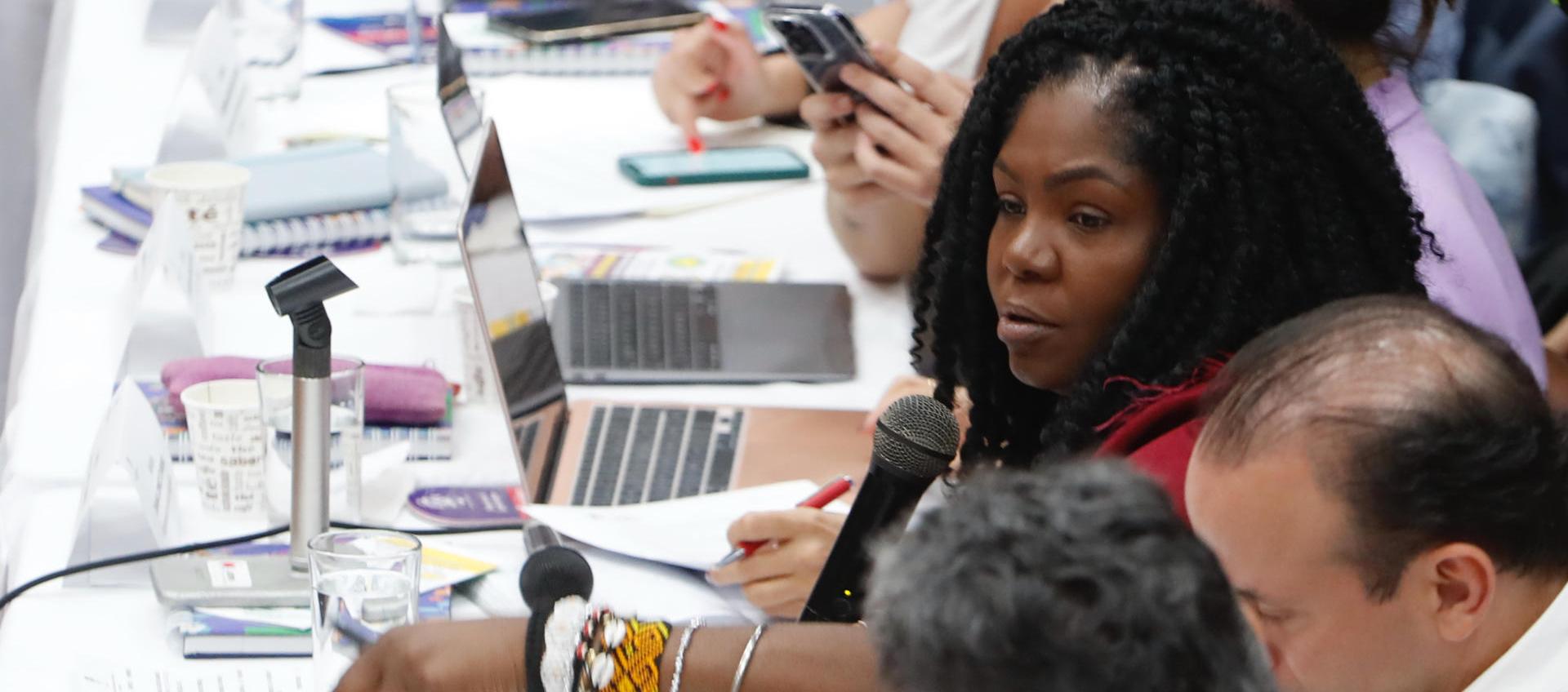 Francia Márquez, Vicepresidenta y Ministra de Igualdad y Equidad de Colombia. 