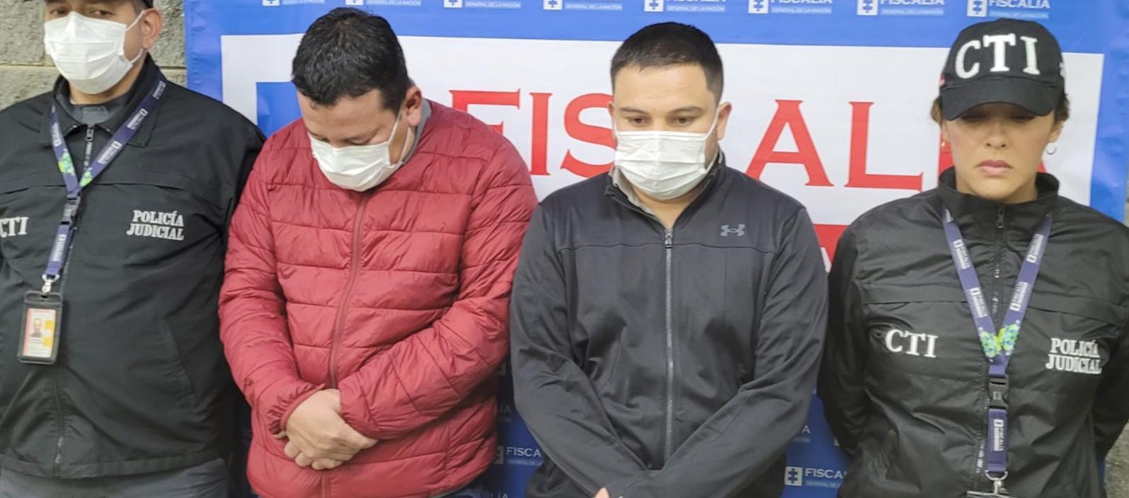 Ambos fueron cobijados con medida de aseguramiento.