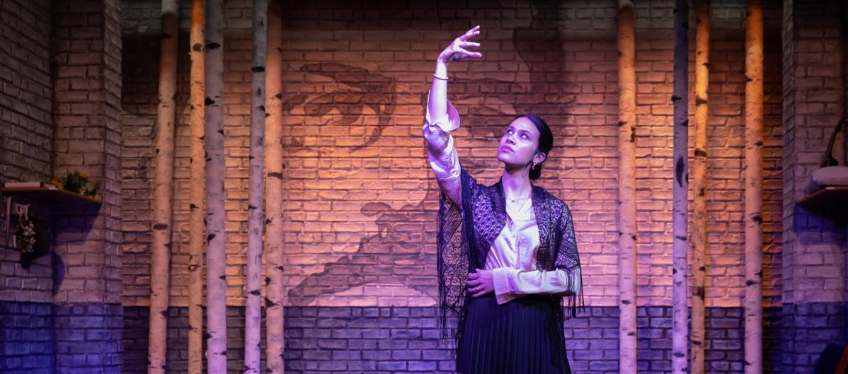 María José Payares en la obra 'Stupid Fucking Bird'.