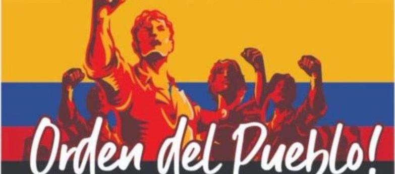 Ilustración que está siendo usada para promocionar las marchas en Bogotá. 