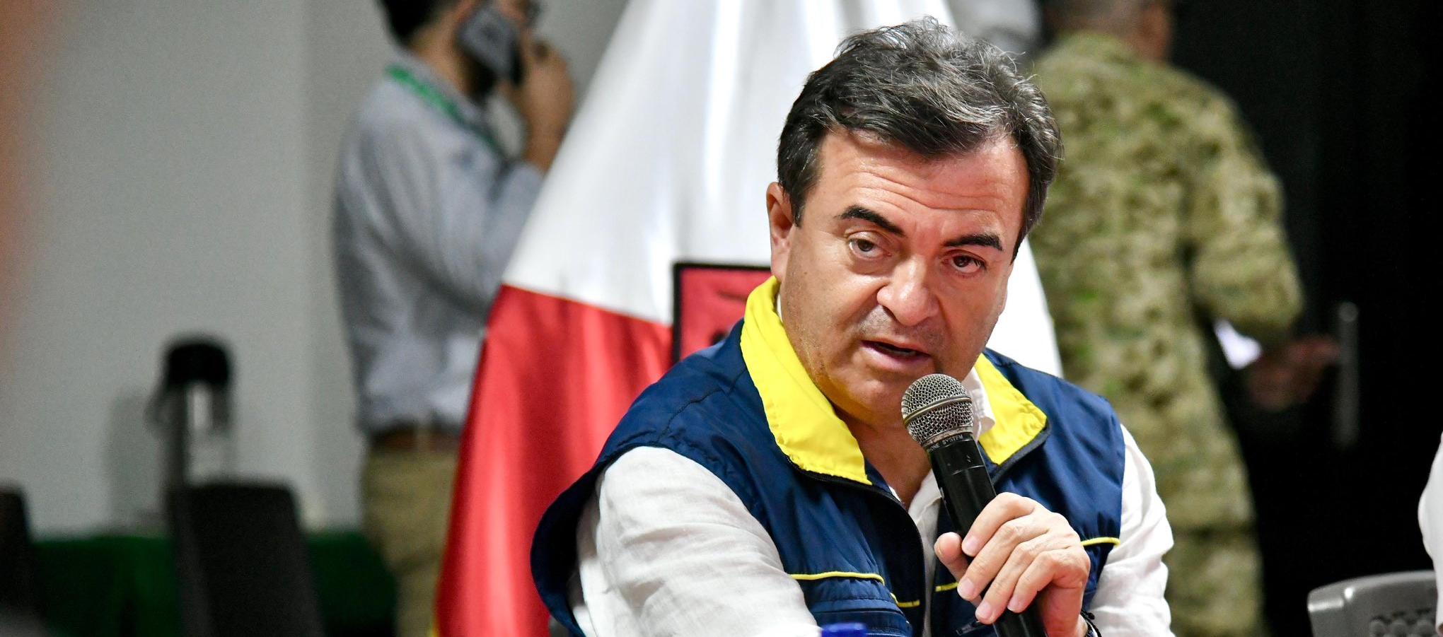 Olmedo López, director de la UNGRD.