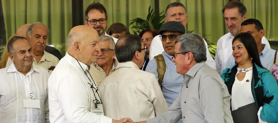 Otty Patiño y Pablo Beltrán.