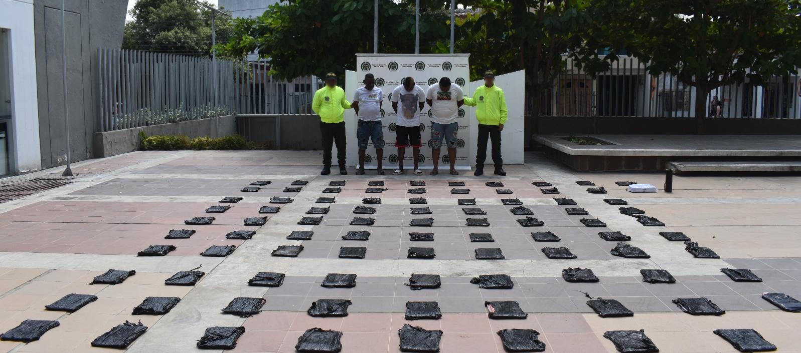 La vivienda era utilizada como una bodega para el almacenamiento de estupefacientes.