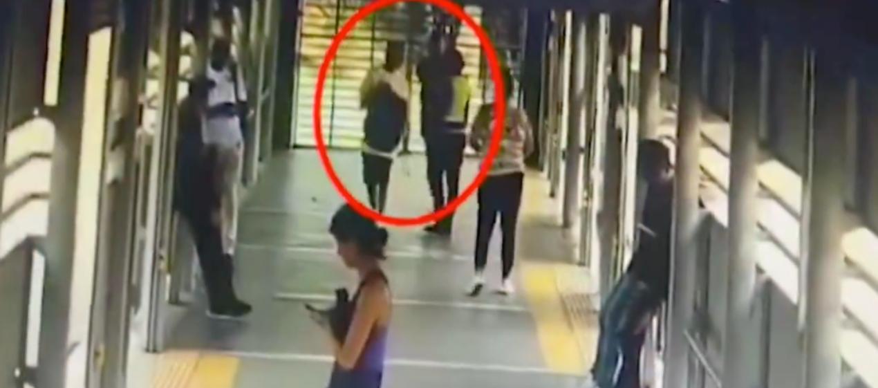 Video de la cámara de seguridad de la estación del MIO. 