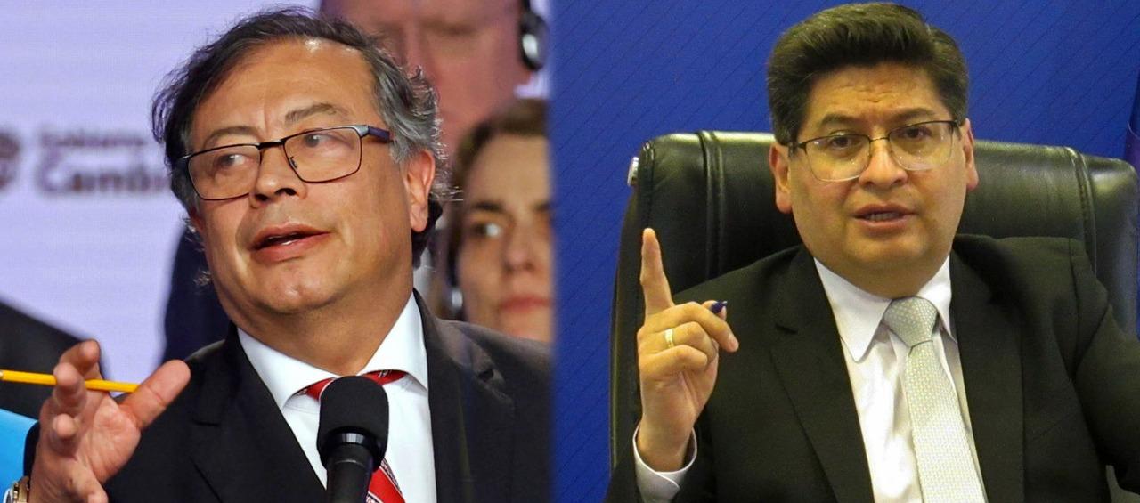 El Presidente Gustavo Petro y el Presidente de Bolivia, Luis Arce.