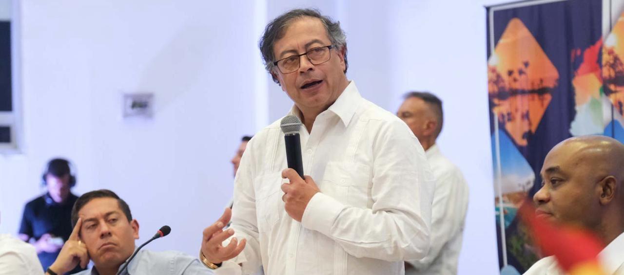 El Presidente Gustavo Petro.