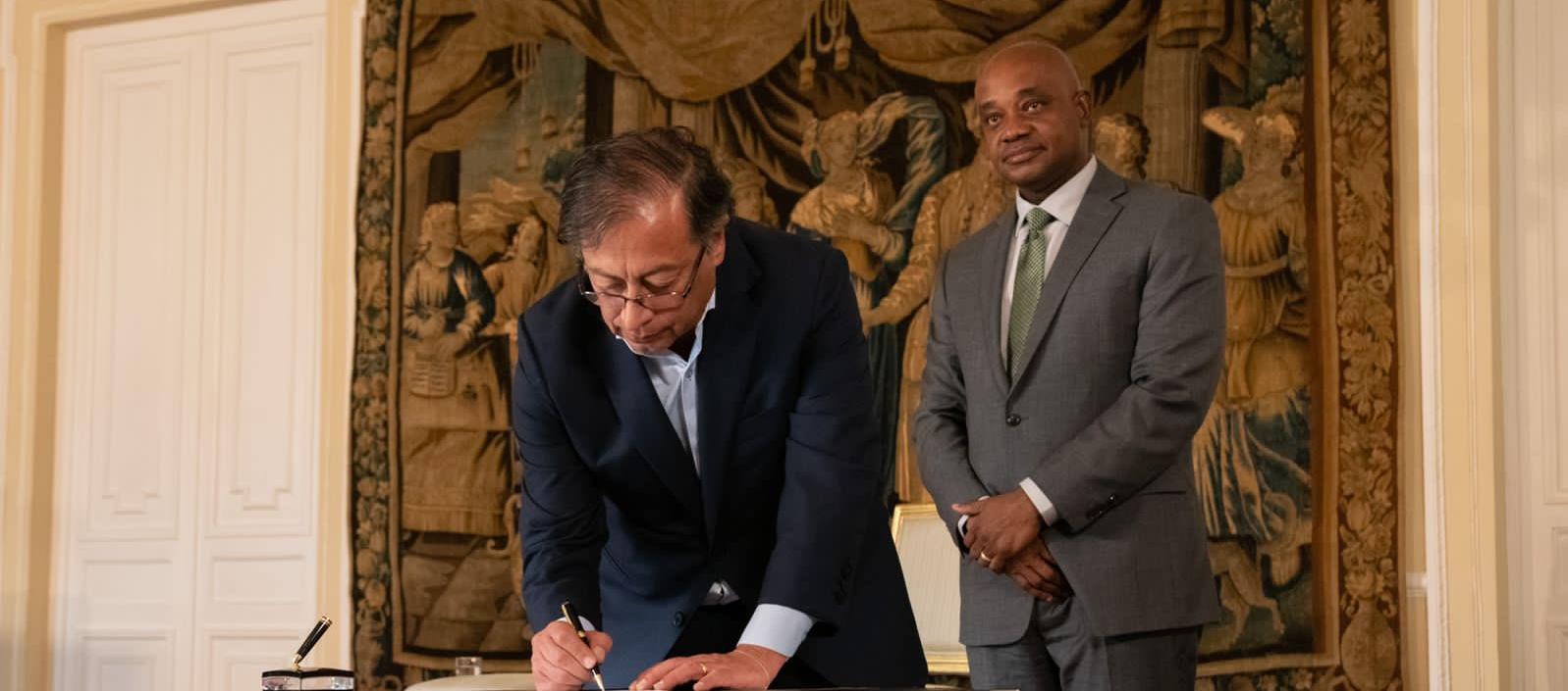 Gustavo Petro y Luis Gilberto Murillo.