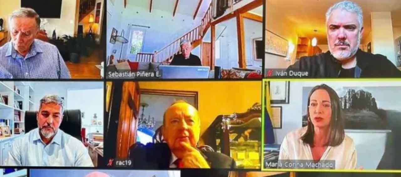 En el foro virtual también estuvo el expresidente de Colombia, Iván Duque.